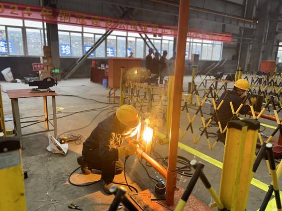 公司舉辦電焊工、電工技術(shù)比武