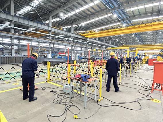 公司舉辦電焊工、電工技術(shù)比武